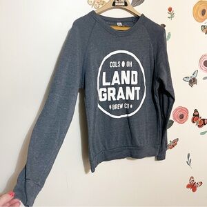 Alternative Land Grant Brewery Gray Crewneck Sweatshirt M